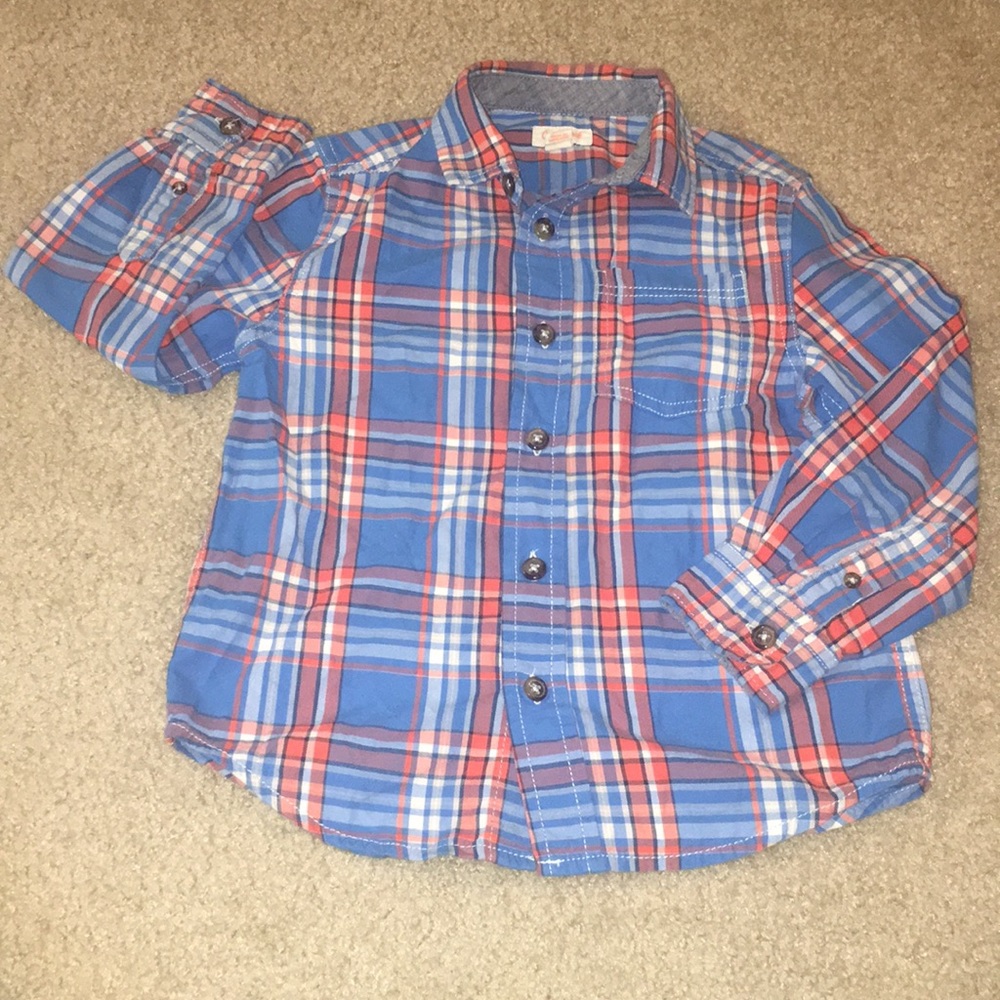 Flannel Cat and Jack button up